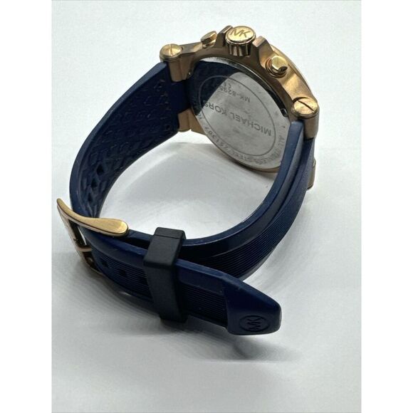 Michael Kors Dylan MK8295 Women's Blue Silicone Analog Dial Quartz Watch JNA680 - Picture 10 of 11